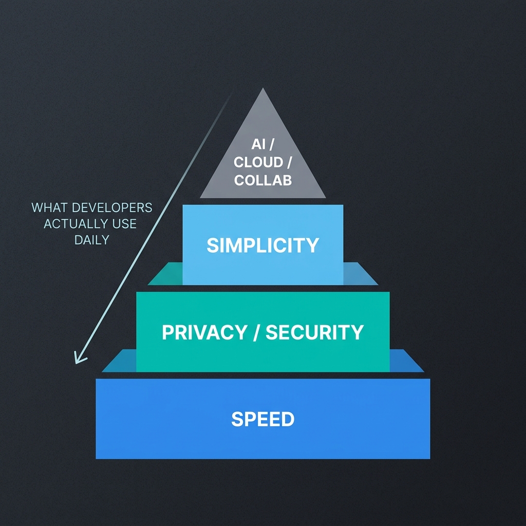Feature priority pyramid
