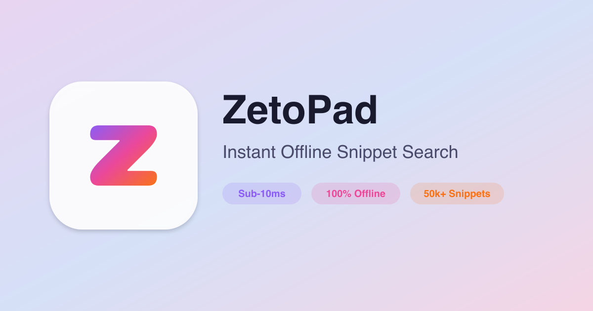 ZetoPad Screenshot